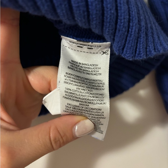 Ralph Lauren Cable Knit Sweater Boys XL Fits like Women’s S/M - Picture 6 of 6